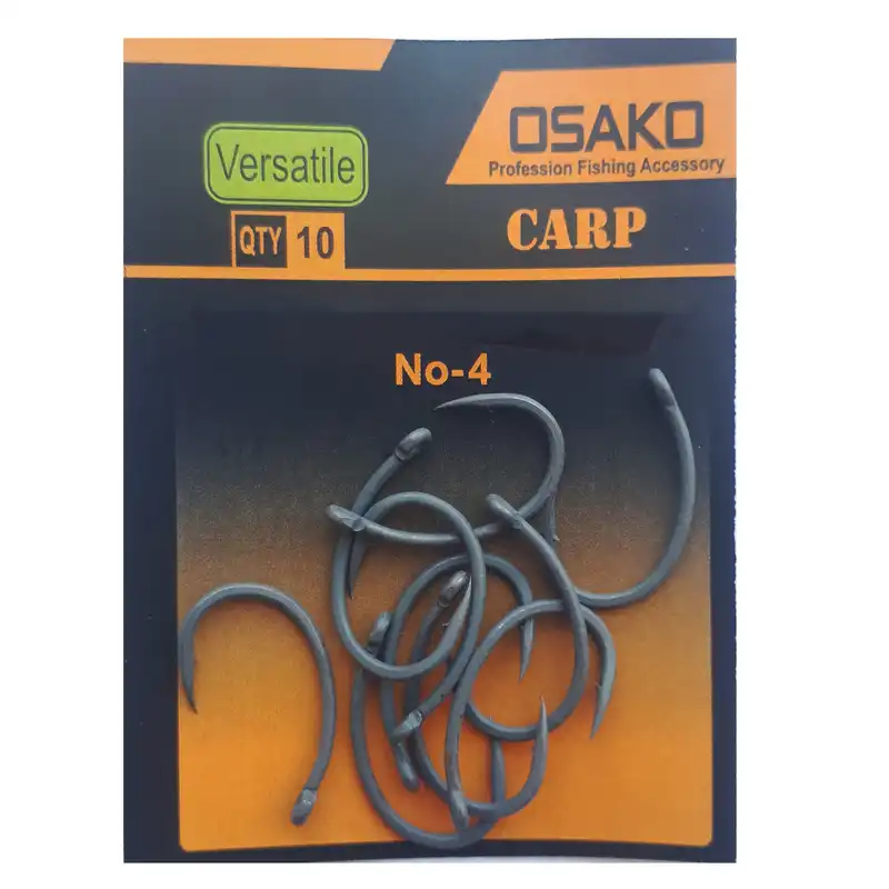 قلاب ماهیگیری اوساکو مدل crank سایز 4 بسته 10 عددی