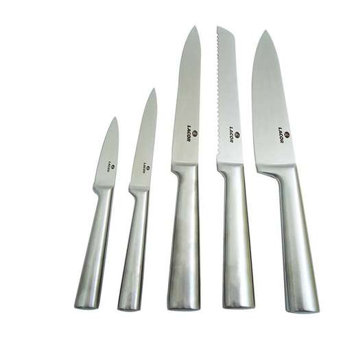 سرویس چاقو آشپزخانه 6 پارچه لاکور مدل Messer Chef