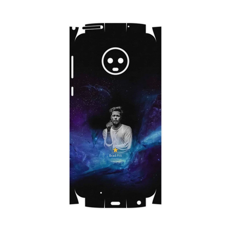 برچسب پوششی ماهوت مدل Brad Pitt-FullSkin مناسب برای گوشی موبایل موتورولا Moto G6