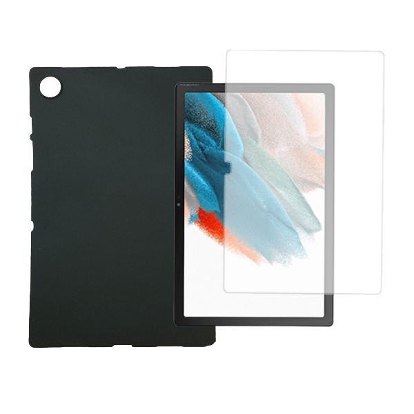 کاور مدل X205_CM مناسب برای تبلت سامسونگ Galaxy Tab A8 10.5 inch 2021 SM-X200 / SM-X205 به همراه محافظ صفحه نمایش