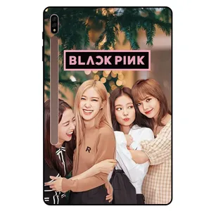 کاور مگافون طرح بلک پینک مدل 8253 مناسب برای تبلت سامسونگ Galaxy Tab S8 Plus 11.0 2022 / X800 / X806 