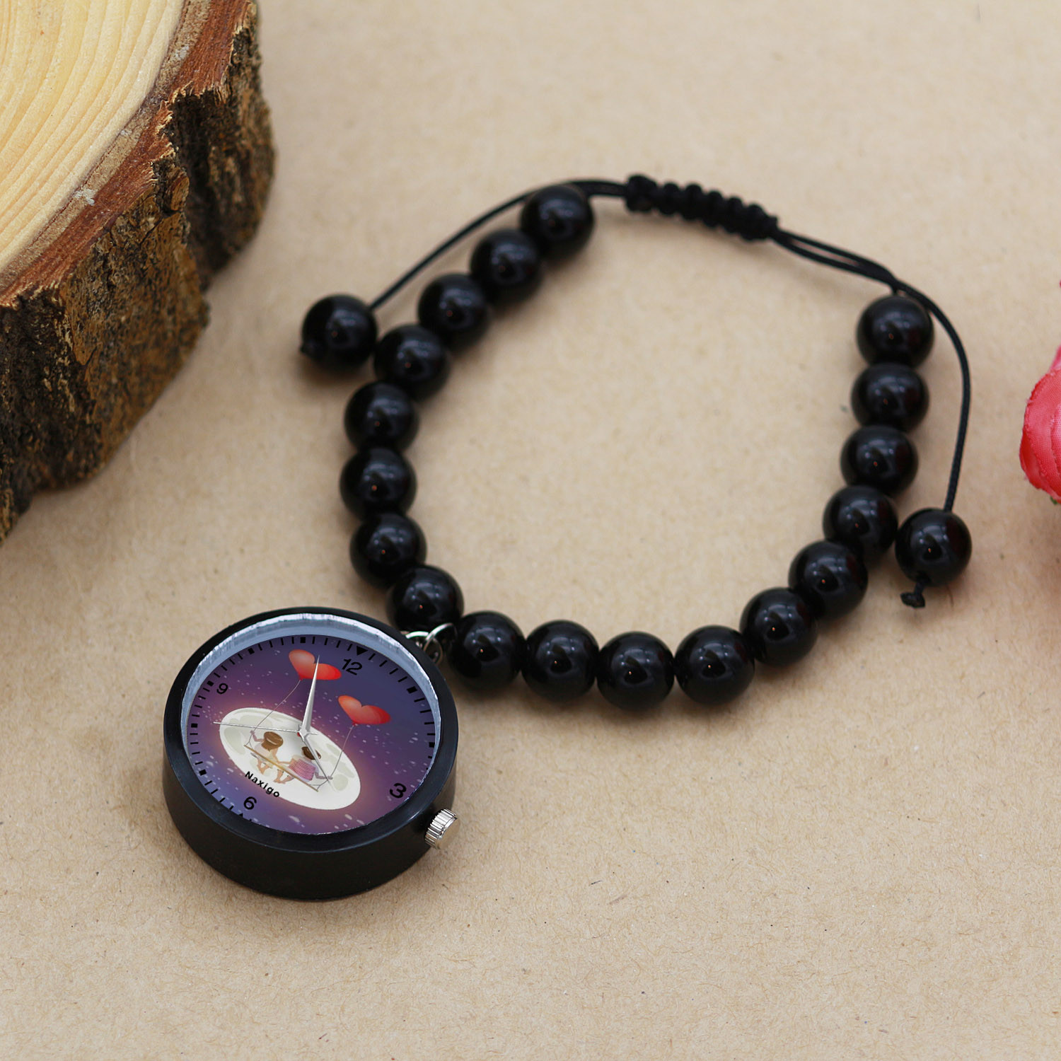 ساعت مچی عقربه ای ناکسیگو مدل عشق کد BF12955 ساعت مچی عقربه ای ناکسیگو مدل عشق کد BF12955