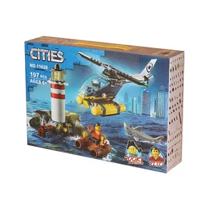 ساختنی 197 قطعه مدل Police Lighthouse Capture کد 11620