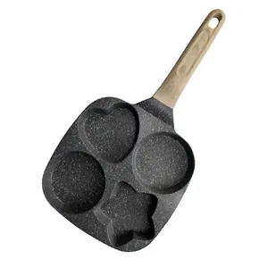 تابه گرانیتی مدل پنکیک چهار خانه سایز 18