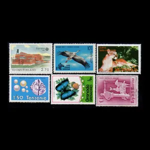 تمبر یادگاری مدل خارجی مجموعه 6 عددی 