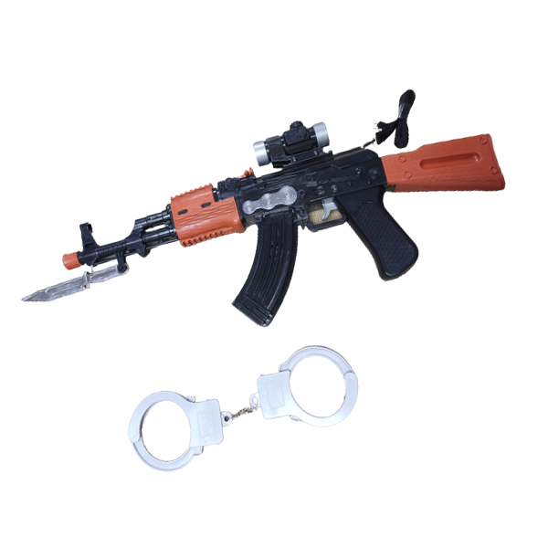تفنگ بازی مدل کلاشینکف کد AMT به همراه دستبند