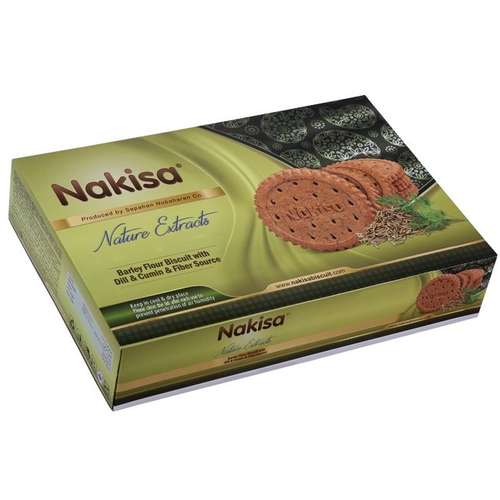 بیسکوییت آرد جو با شوید و زیره نکیسا -2000 گرم