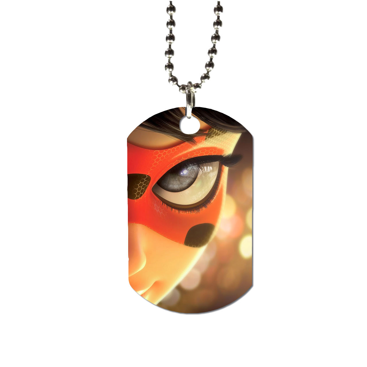 گردنبند دخترانه طرح دختر کفشدوزکی مدل N004