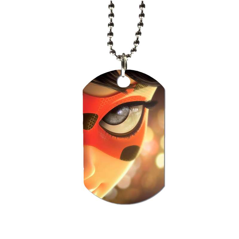 گردنبند دخترانه طرح دختر کفشدوزکی مدل N004