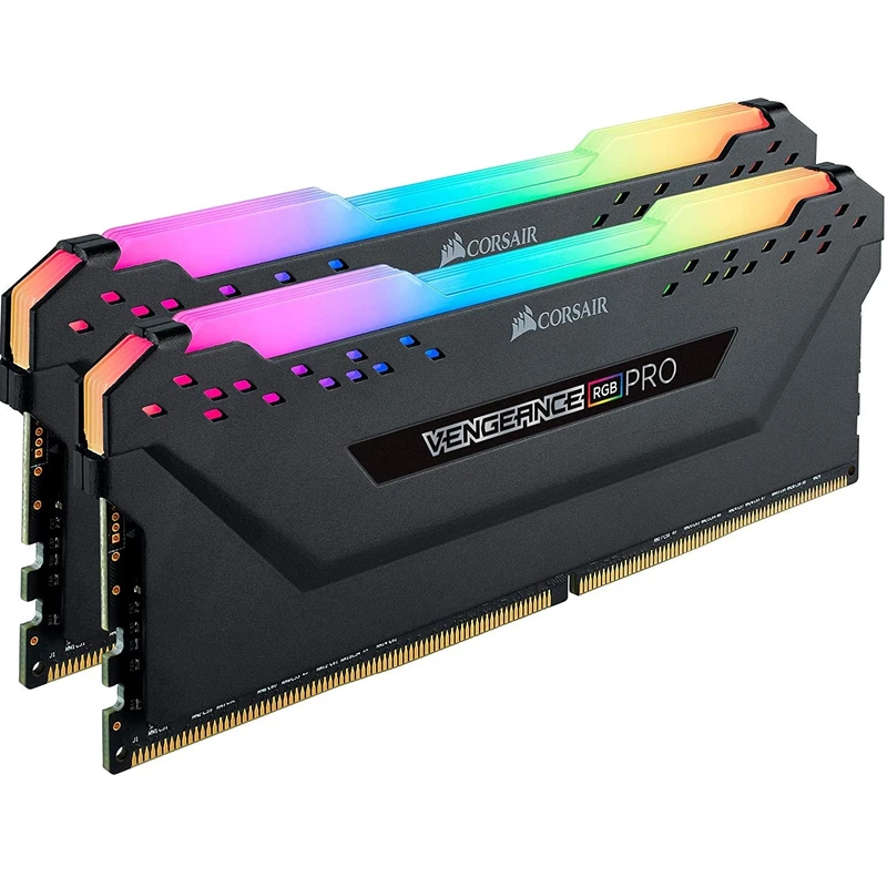  رم دسکتاپ DDR4 دو کاناله 3200 مگاهرتز CL16 کورسیر مدل VENGEANCE RGB PRO ظرفیت 16 گیگابایت