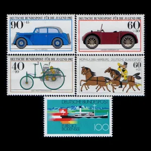 تمبر یادگاری مدل خارجی مجموعه 5 عددی 