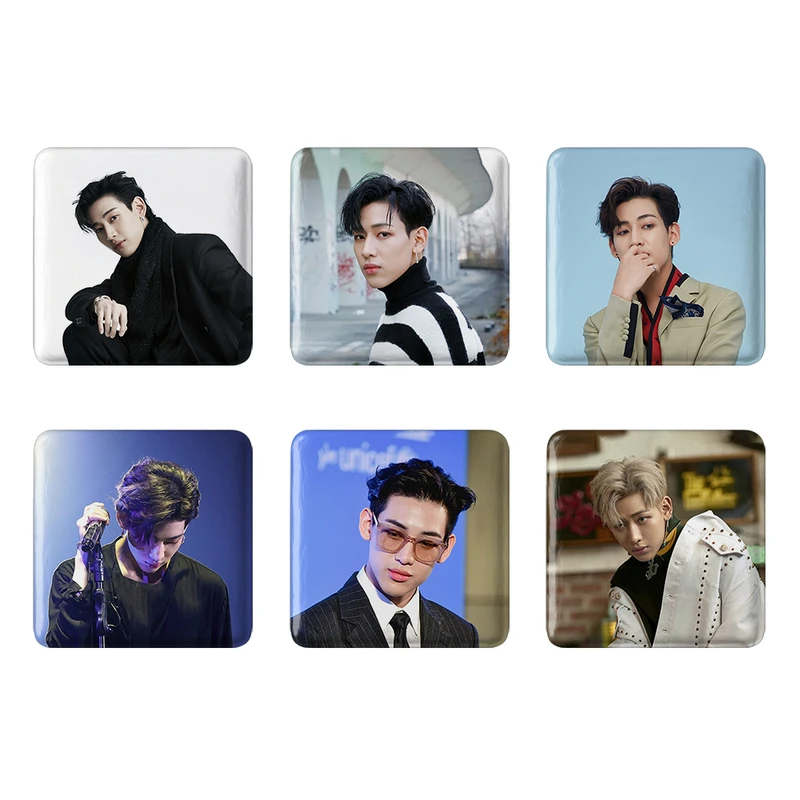 مگنت خندالو طرح بم بم گروه گات سون GOT7 کد 1246B مجموعه 6 عددی