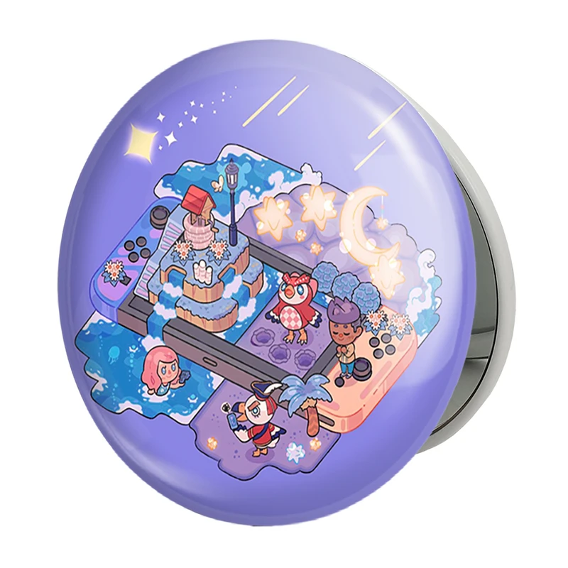 آینه جیبی خندالو طرح بازی انیمال کراسینگ (Animal Crossing) مدل تاشو کد 32675