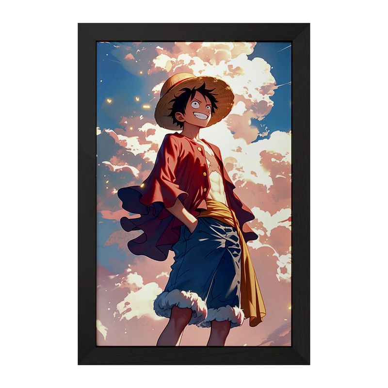 تابلو خندالو مدل لوفی انیمه وان پیس کد F2855