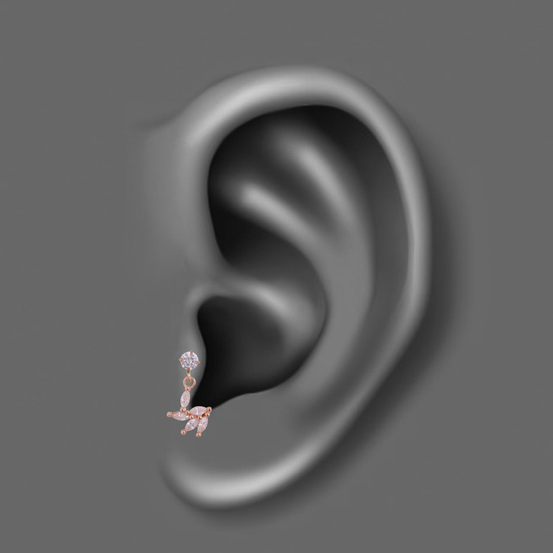 پیرسینگ گوش زنانه مدل PS503 پیرسینگ گوش زنانه مدل PS503