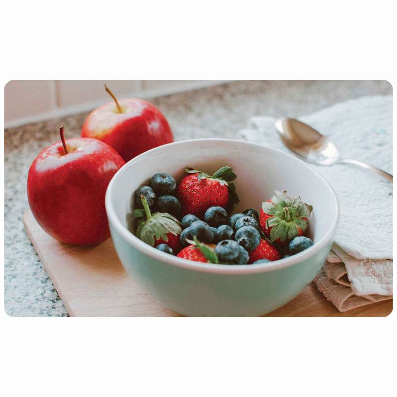 پادری طرح میوه جات مدل 2674 سایز 76x46 سانتی متر