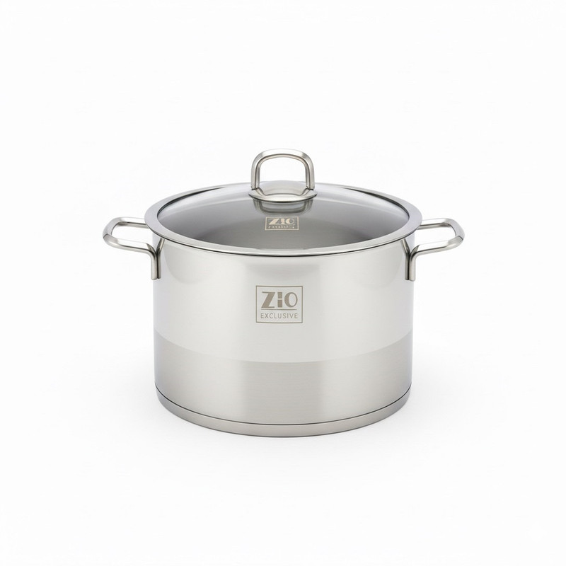 سرویس قابلمه و تابه استیل 10 پارچه بازرگانی زیو مدل ZCS-1320/5S28