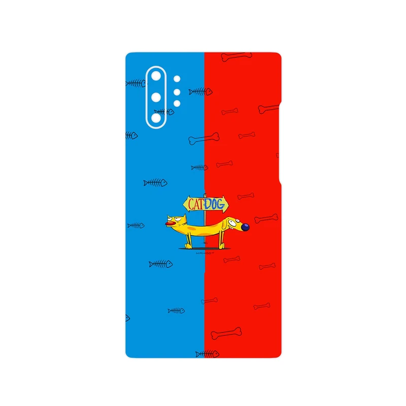 برچسب پوششی ماهوت مدل CatDog مناسب برای گوشی موبایل سامسونگ Galaxy Note 10 Plus