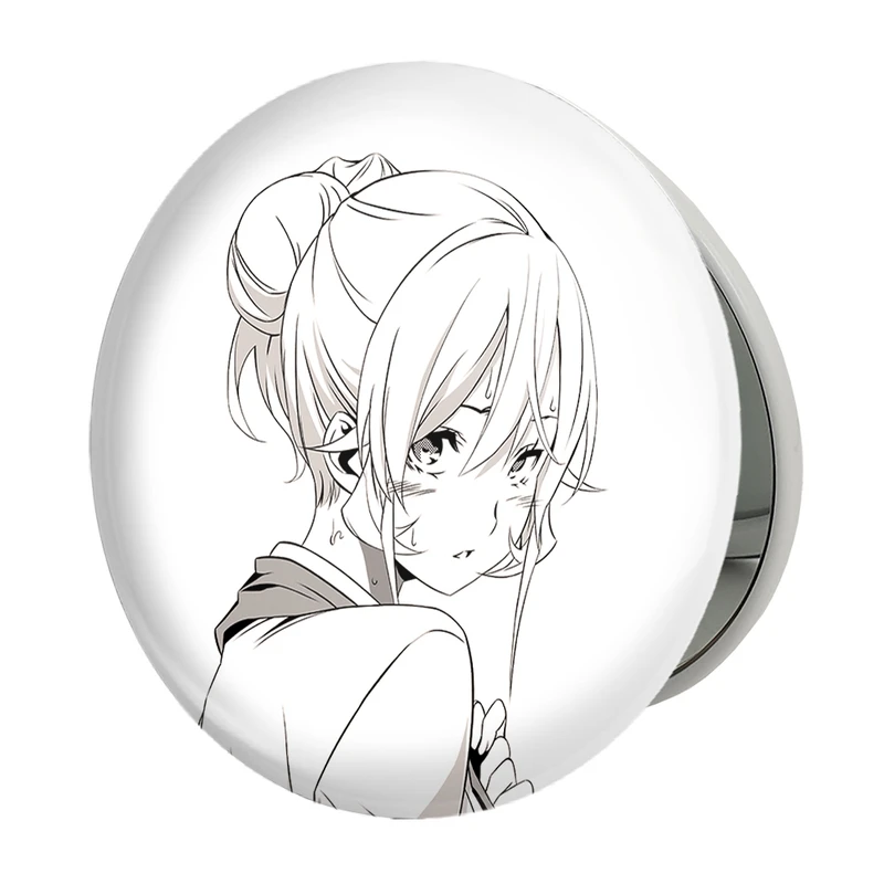 آینه جیبی خندالو طرح الیس انیمه جنگ غذاها Food Wars مدل تاشو کد 17015 