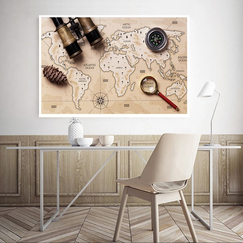 تابلو مدل دکوراتیو طرح travel کد 0492