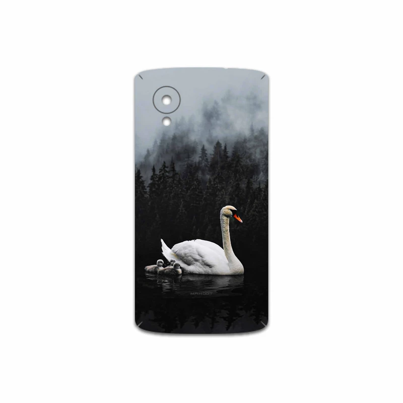 برچسب پوششی ماهوت مدل Swan Lake مناسب برای گوشی موبایل گوگل Nexus 5