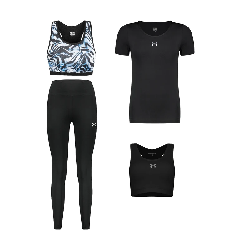 ست چهار تکه لباس ورزشی زنانه مدل 1801-1902-4104-7101