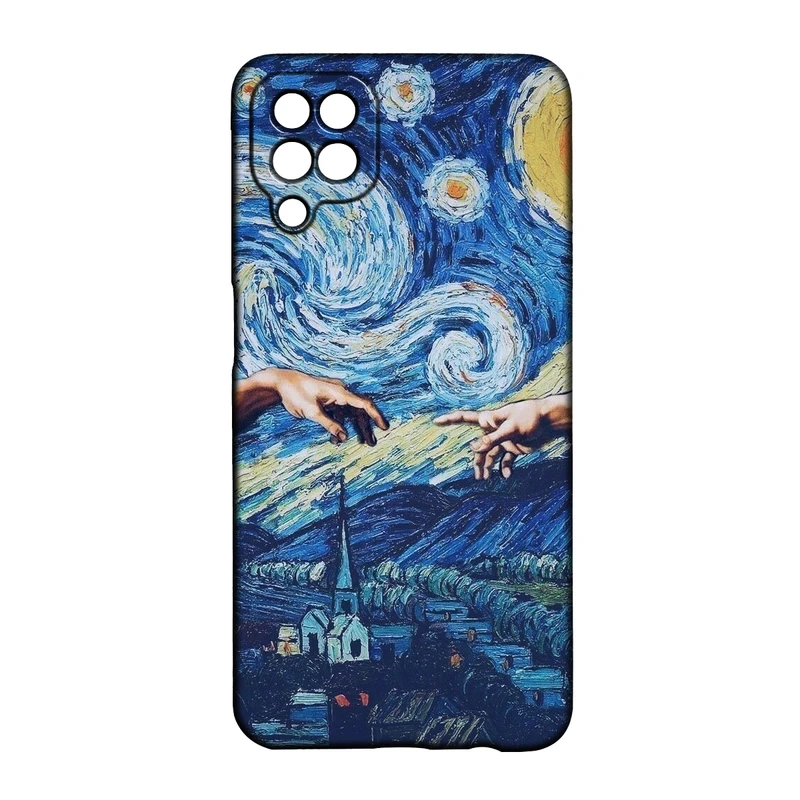 کاور طرح ونگوگ کد 371 مناسب برای گوشی موبایل سامسونگ Galaxy A22 4g