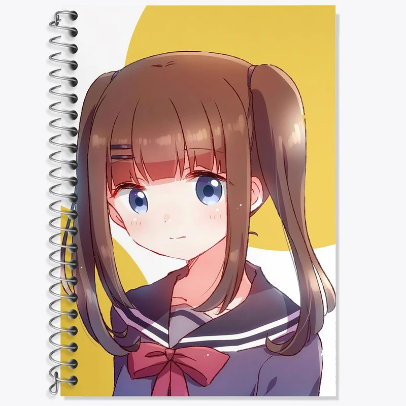 دفتر لغت 50 برگ خندالو مدل ماریا انیمه توموداچی گیم Tomodachi Game کد 18458