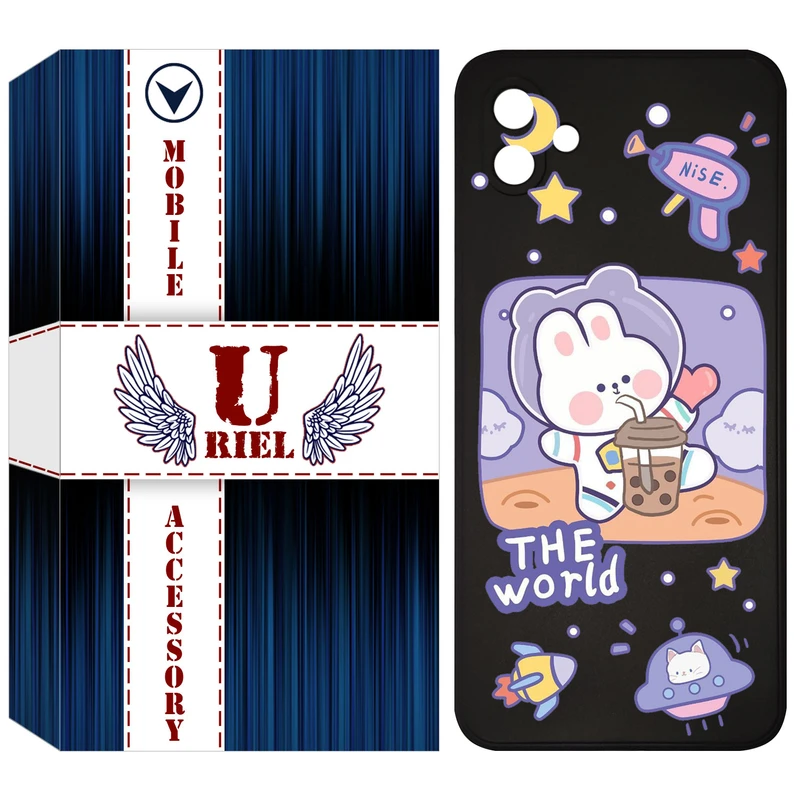 کاور یوریل مدل KSH کد 8 طرح خرگوش فضانورد مناسب برای گوشی موبایل سامسونگ Galaxy A05