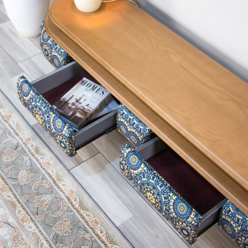 میز تلویزیون مدل سلین 190 مناسب برای تلویزیون تا 75 اینچ