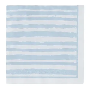 دستمال میز انگلیش هوم مدل Coastal Stripe بسته 20 عددی