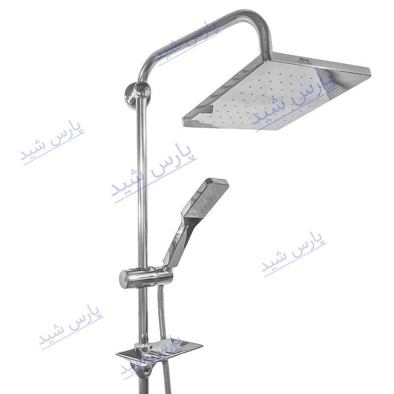 علم دوش حمام شیرآلات بهداشتی پارس شید فاتح مدل رسوب گیر اتومات