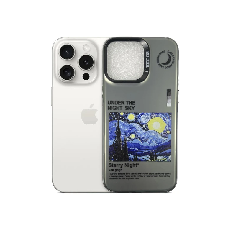 کاور طرح شب پرستاره مناسب برای گوشی موبایل اپل iPhone 16 Pro Max