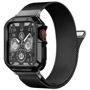 Sprig Milanex band suitable for Apple Watch SE/1/2/3/4/5/6/7/8/9 size 42/44/45mm with Cover