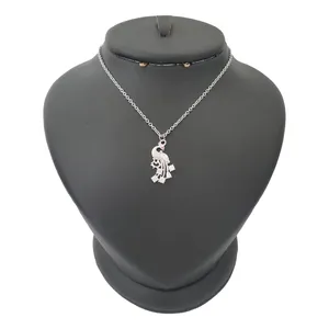 گردنبند نقره زنانه ترمه ۱ مدل طاووس کد smed 1121