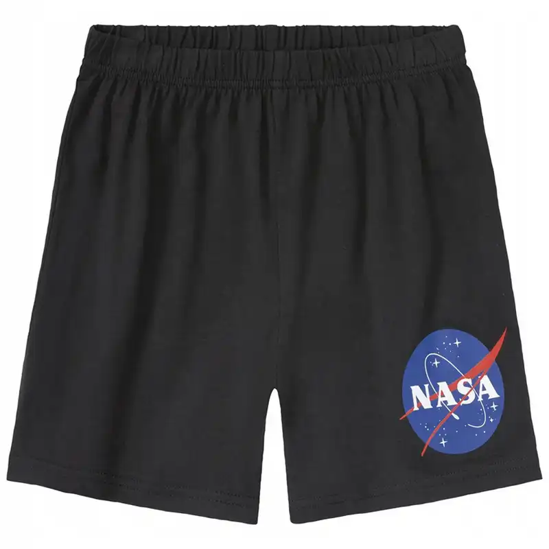 ست تی شرت و شلوارک پسرانه اسپیس مدل ناسا sh2024