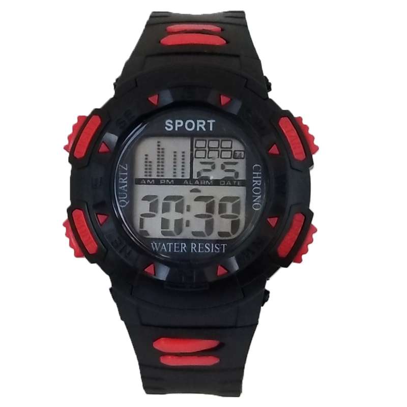 ساعت مچی دیجیتال بچگانه مدل ضدآب ورزشی اسپرتSPORT تاریخ شمار چراغ هفت کد 2