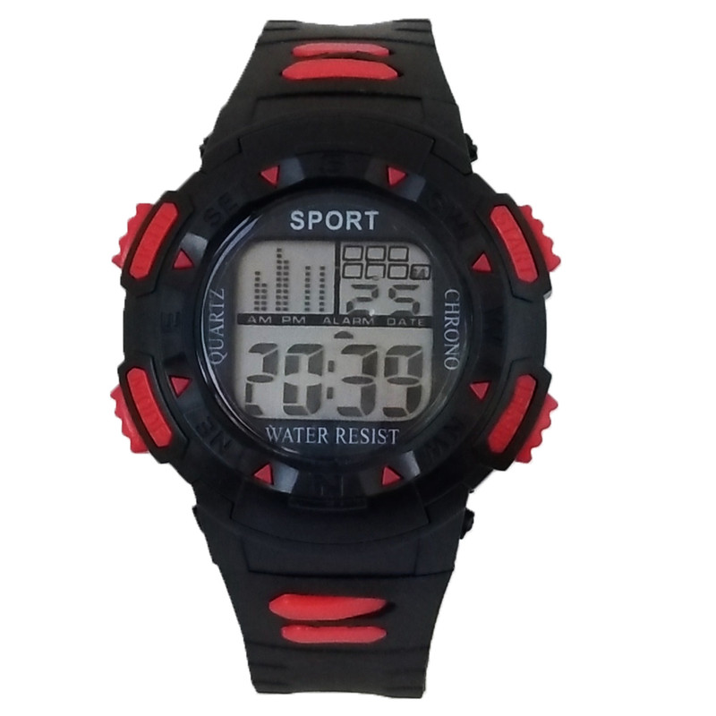 ساعت مچی دیجیتال بچگانه مدل ضدآب ورزشی اسپرتSPORT تاریخ شمار چراغ هفت کد 2