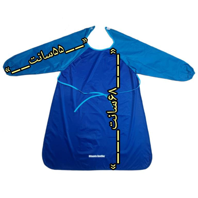 پیشبند نقاشی بی همتا دست دوز مدل اقیانوس کد FB410