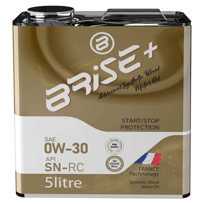 روغن موتور بنزینی برایس پلاس مدل SN 0W30 حجم 5 لیتر