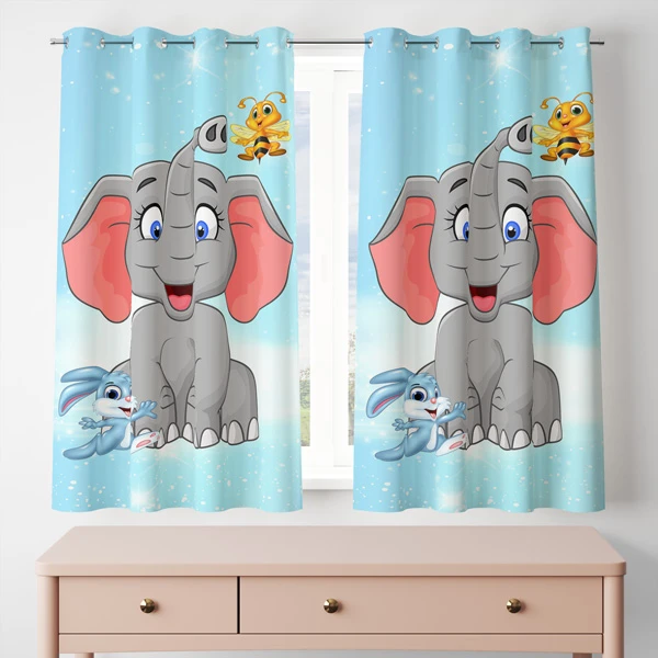 پرده مدل پانچی کد 8114 سایز 200x140 سانتی متر