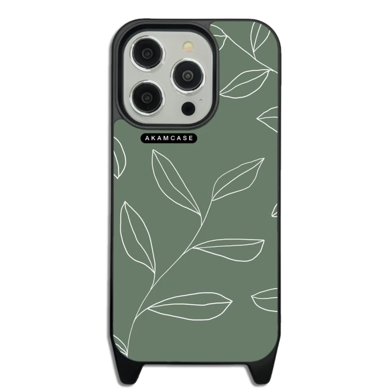 کاور آکام مدل AMCWLA15PRO-LEAVES1 مناسب برای گوشی موبایل اپل iPhone 15 Pro