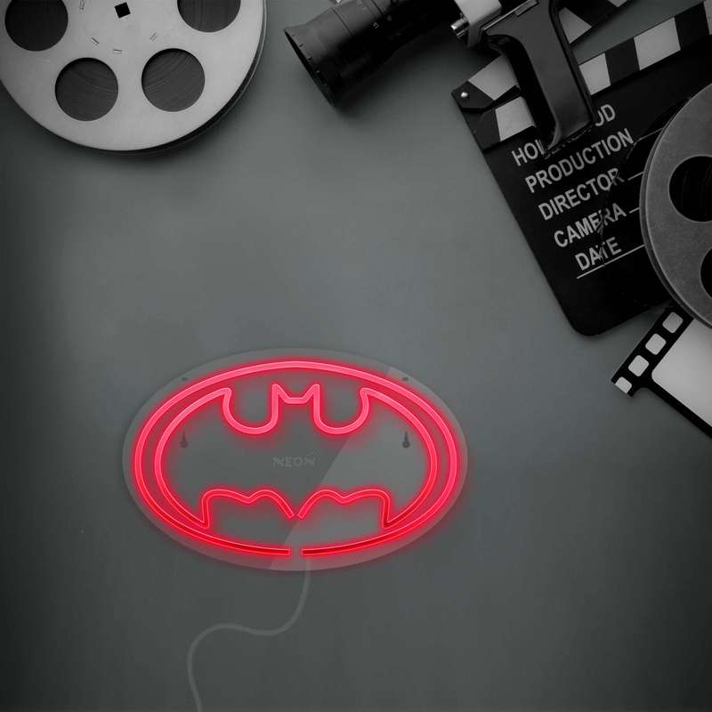 چراغ دیواری نئون دیزاین طرح Batman_RD
