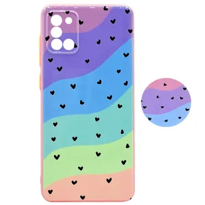 کاور مدل 7RANG UV مناسب برای گوشی موبایل سامسونگ Galaxy A31 به همراه پاپ سوکت