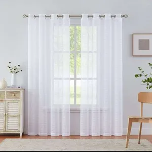 پرده پرهام دکور مدل حریر ساده پانچ سایز 275×140 سانتیمتر