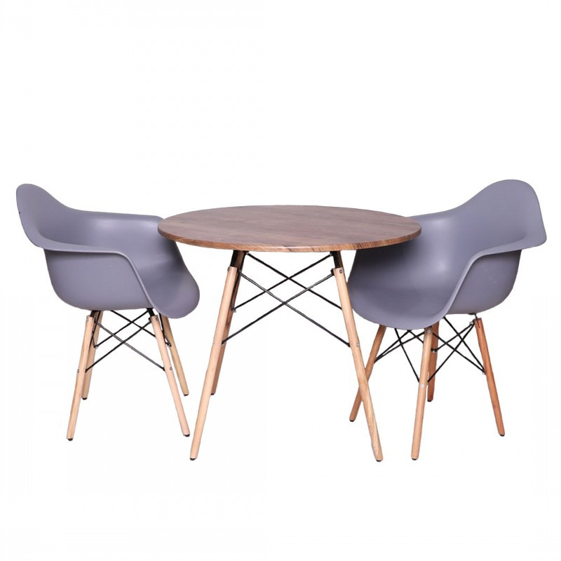 میز و صندلی ناهارخوری دو نفره مدل ایزی فایبر gm02