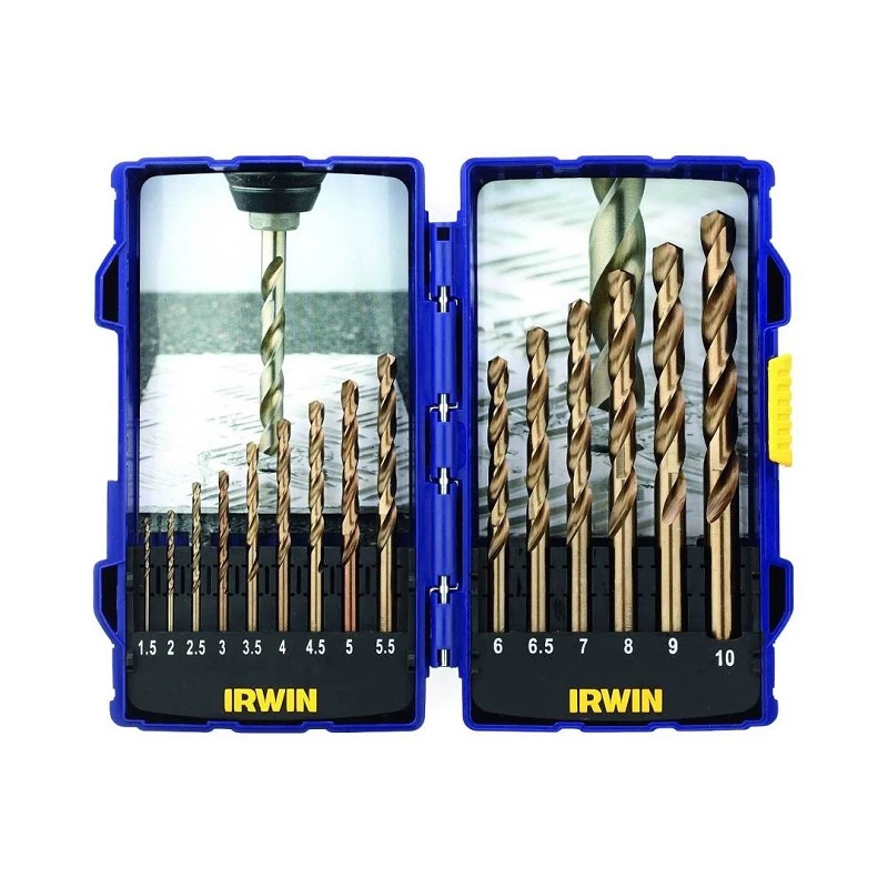 مته فلز کبالت دار اروین مدل COBALT مجموعه 15 عددی