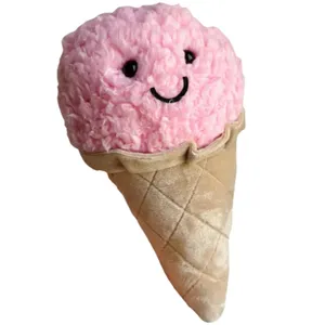 عروسک پولیشی مدل بستنی قیفی ارتفاع 22 سانتی متر