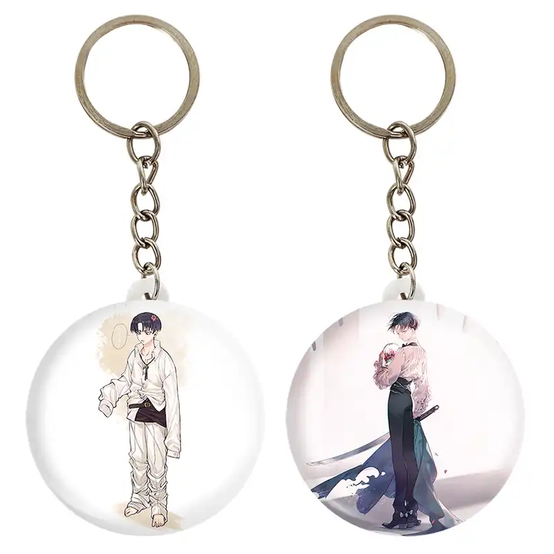 جاکلیدی خندالو مدل لیوای انیمه اتک آن تایتان کد 1861418611 مجموعه 2 عددی