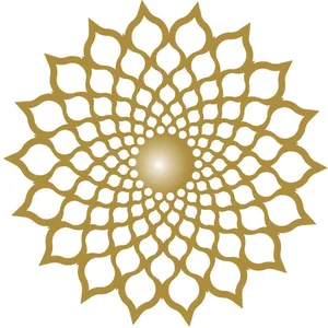 زیربشقابی مدل خورشید کد 3939